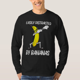 Banana Art För manar kvinnor Berry Fruit Smoothie T Shirt