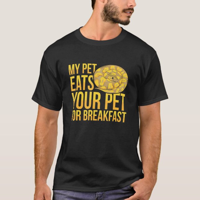 Banana Ball Python for a Ball python breeder 1 T Shirt (Framsida)
