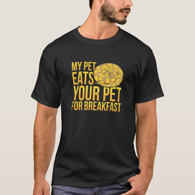 Banana Ball Python for a Ball python breeder  1 T Shirt (Framsida)