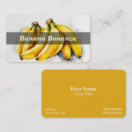 Banana / Bananer / Frukt Visitkort