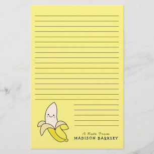 Banana Barn Cute Kawaii Brevpapper