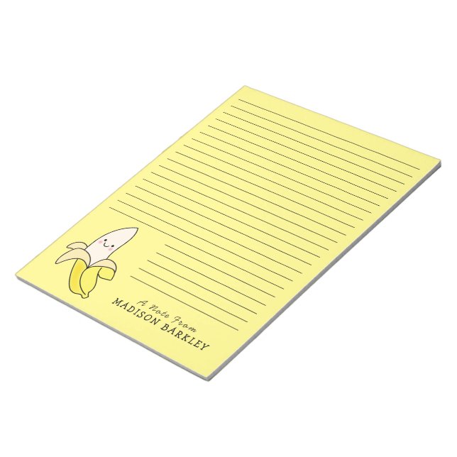 Banana Barn Cute Kawaii Stationary Anteckningsbloc Anteckningsblock (Vinklad)