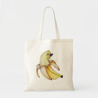 Banana Bird Canvas Tote Bag | Canvas Matkasse Tygkasse