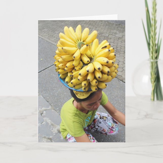 Banana Blank Card Kort (Framsida)