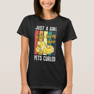 Banana Boll Phyton är bara en flicka som Kärlek si T Shirt