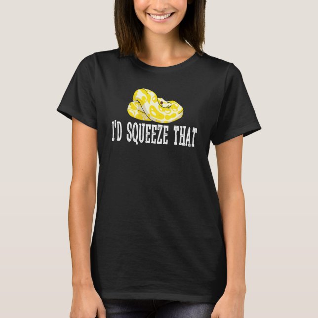 Banana Boll Python Banana Boll Python I D Squeeze T Shirt (Framsida)