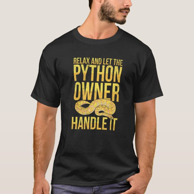 Banana Boll Python för en Banana boll python-brygg T Shirt (Framsida)