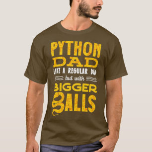 Banana Boll Python Herpetolog Python pappa T Shirt