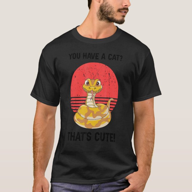 Banana Boll Python och Noodle Reptile-design 10 T Shirt (Framsida)