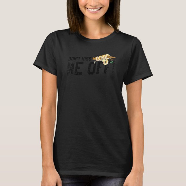 Banana Boll Python och Noodle Reptile-design 33 T Shirt (Framsida)