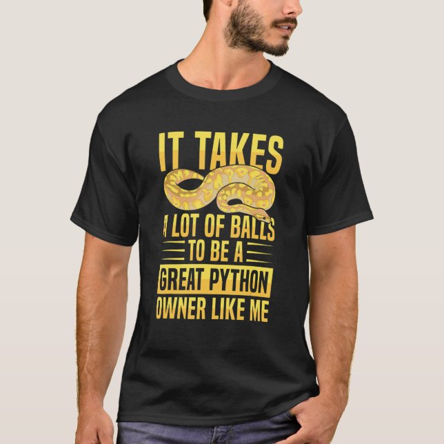 Banana Boll Python Quote for a Boll python 1 T Shirt (Framsida)