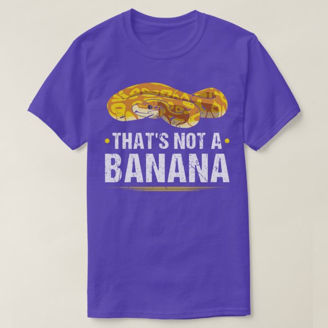 Banana Boll Python Snake T Shirt (Design framsida)