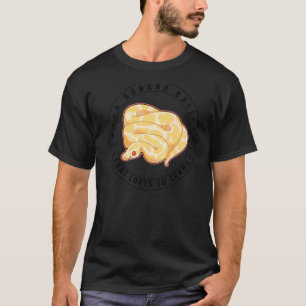 Banana Boll som Kärlek till Crawl Boll Python Sna T Shirt