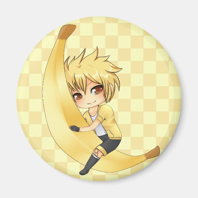 Banana Boy chibi Magnet (Framsidan)