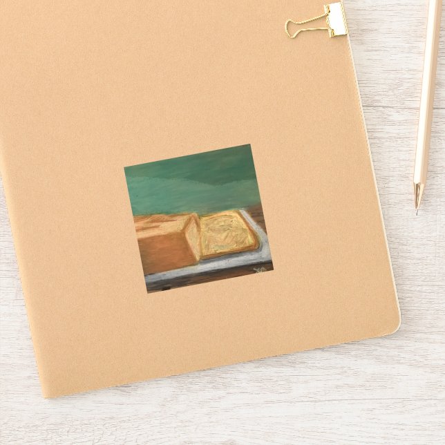 Banana Bread Klistermärken (Anteckningsbok)