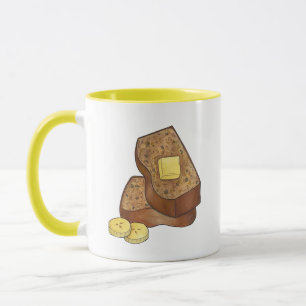 Banana Bread Loaf Segce Butter Baker Baking Food Mugg