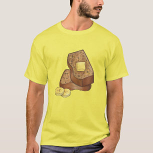 Banana Bread Loaf Segce Butter Baker Baking Food T Shirt