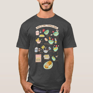 Banana Bread Recipe T Shirt