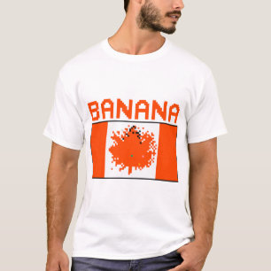 Banana Canada Ställe Flagga Meme Shirt T