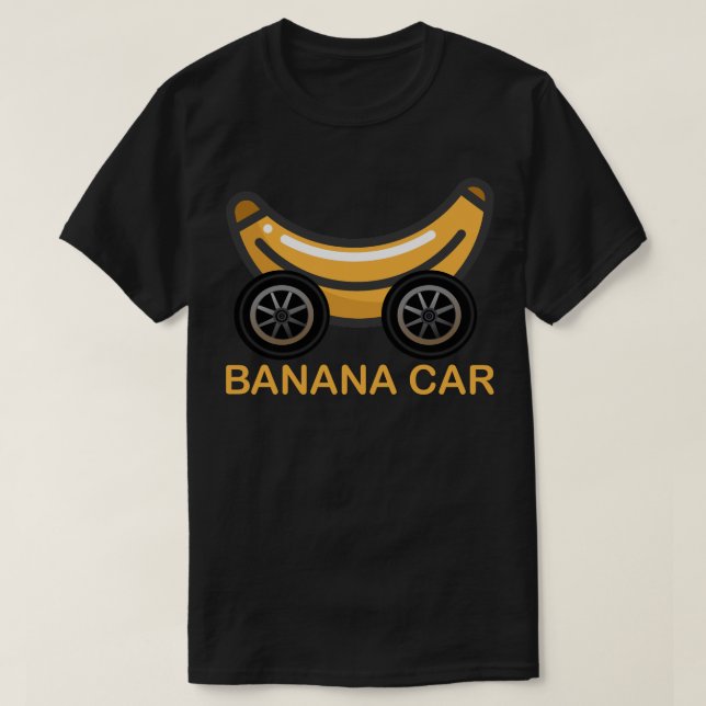 banana car t shirt (Design framsida)