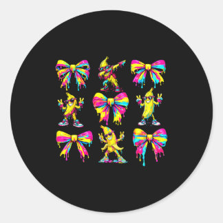 Banana coquette bow drip kids men women youth boys runt klistermärke