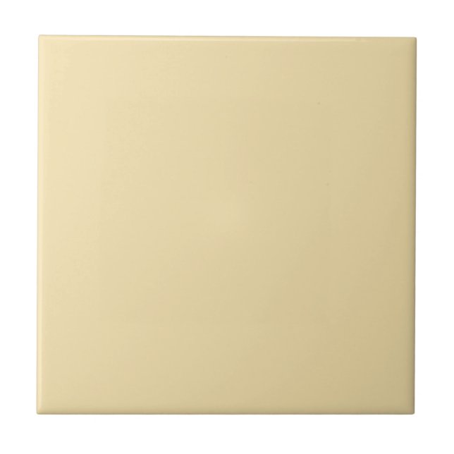 Banana Cream Paj Gult Square Kitchen and Bath Kakelplatta (Framsidan)