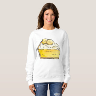 Banana Cream Paj Slice Foodie Sweatshirt T-shirt
