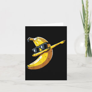 Banana Dab Sungles Cute Frukt Dans Pojkar Barn Män Kort