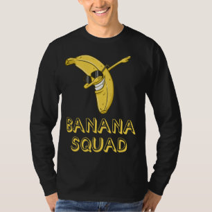Banana Dabbing Sunglasses Smiling Ansikte Fruit Äl T Shirt
