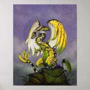 Banana Dragon 11x14 (4x6 och uppåt) Poster