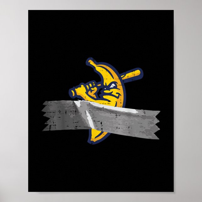 Banana Duct Tape Funny Fruit Art Meme Manar Boys K Poster (Framsidan)