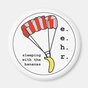 Banana Fallskärm Jump Magnet