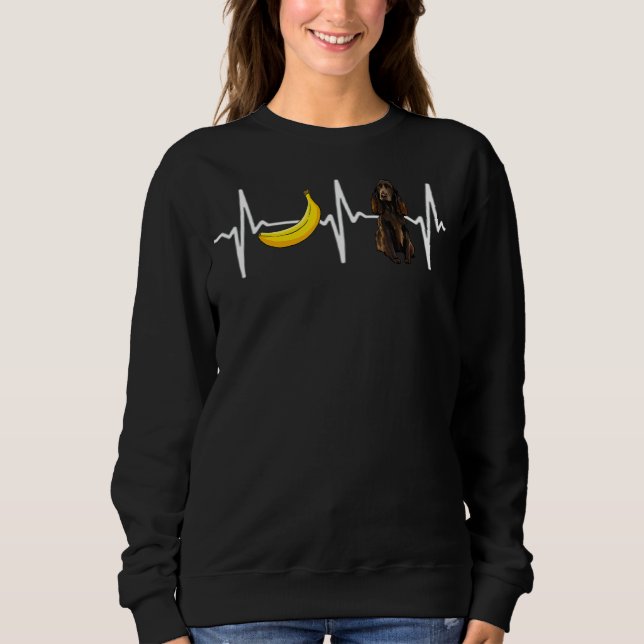 Banana Fält Spansk Heartslag Hund T Shirt (Framsida)