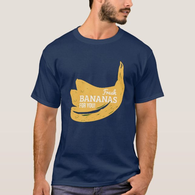 Banana, färsk för dig t shirt (Framsida)