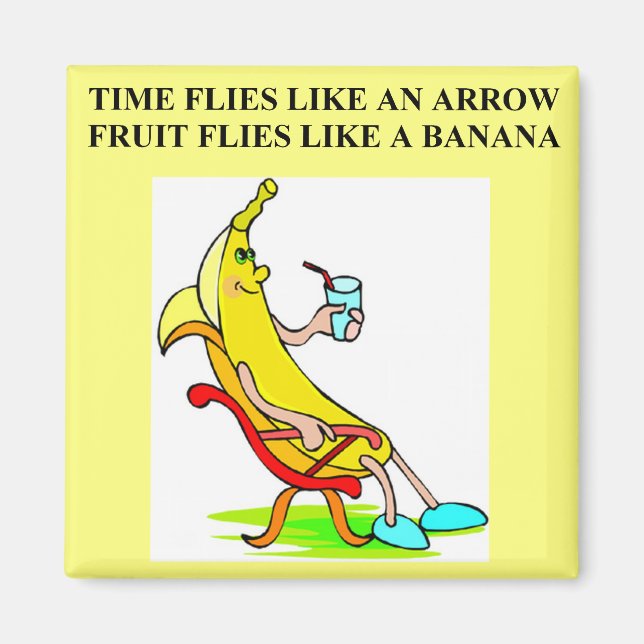 BANANA food-skämt Magnet (Framsidan)