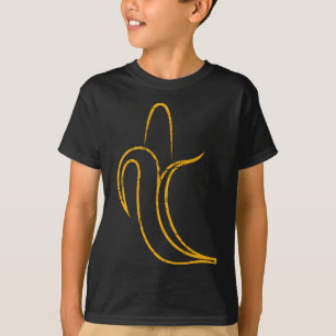 Banana för frukt, Älskare, minimalistisk design, v T Shirt