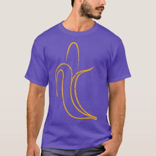 Banana för frukt, Älskare, minimalistisk design, v T Shirt