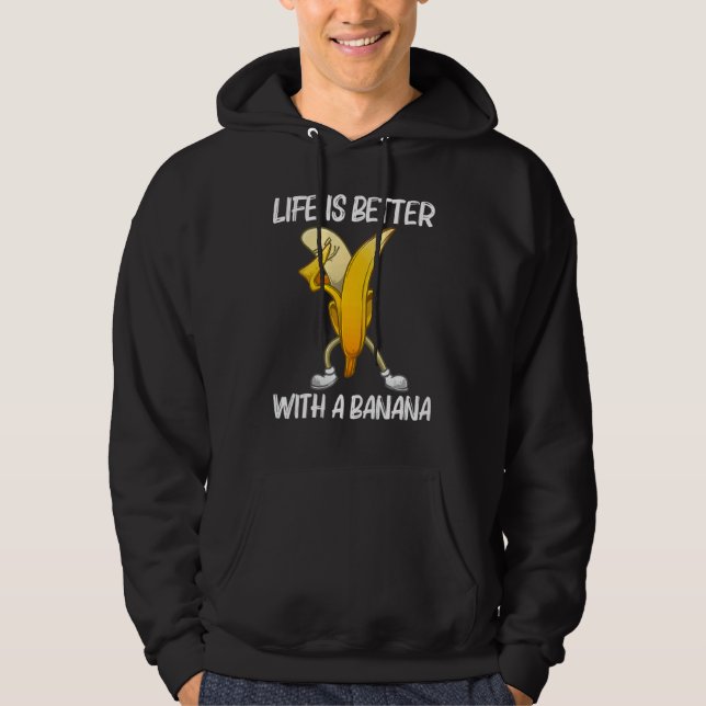 Banana For Men Women Banana Farmer Fruit Hoodie (Framsida)