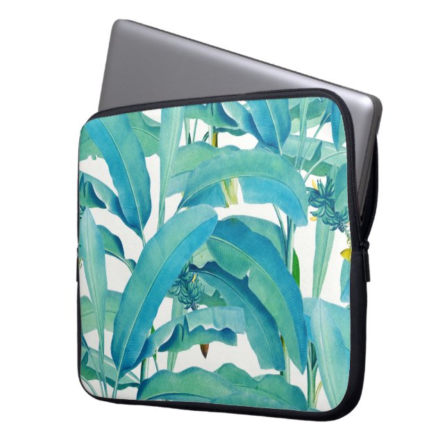 Banana Forest Laptop Sleeve (Framsidan Vänster)
