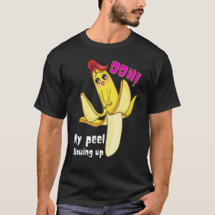 Banana formar Oj. Känn som att min skal blåser upp T Shirt