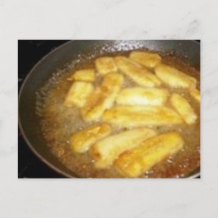 Banana Foster Recipe Vykort