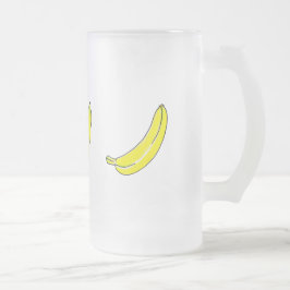 Banana Frostat Ölglas