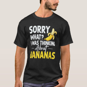 Banana Fruit Älskare Fruitarian Shirt Funny Gift T