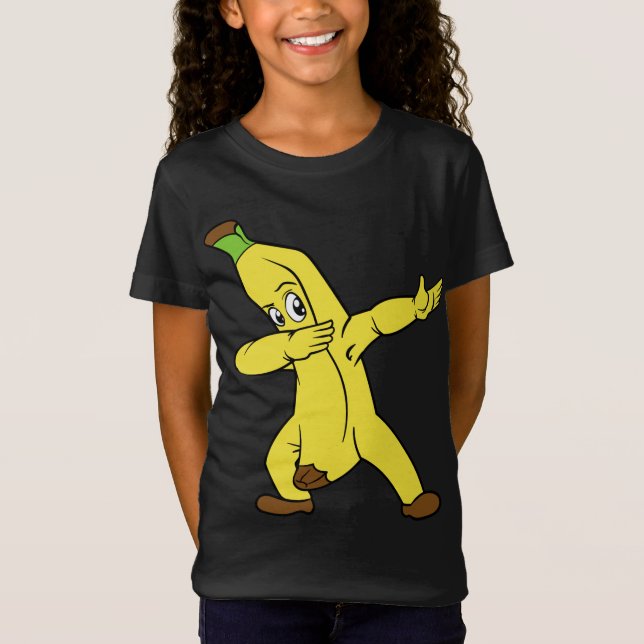 Banana Fruit Dabbing Dab Dancing T Shirt (Framsida)
