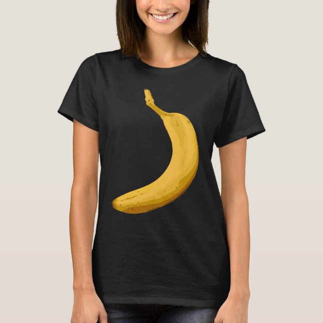 Banana fruit food healthy bananas fruit vegan vege t shirt (Framsida)