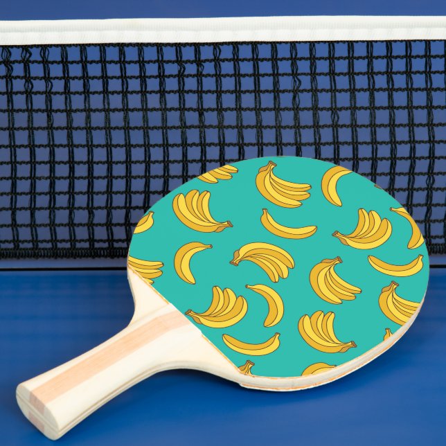 Banana Fruit Roligt Mönster Pingisracket (Insitu)