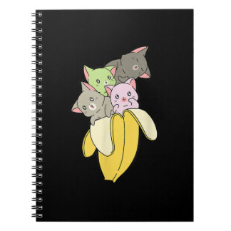 Banana Funny Cat | Cute Kitten Gift Anteckningsbok