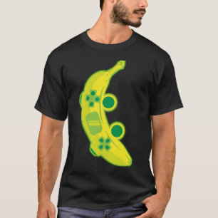 Banana Game Controller Gamer Fruit Food Technology T Shirt