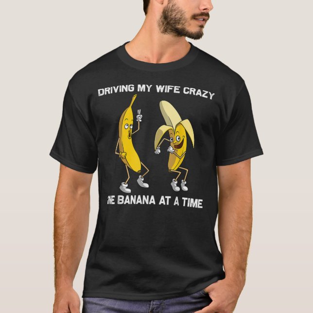 Banana Gift For Men Grandpa Tropical Banana Fruit T Shirt (Framsida)