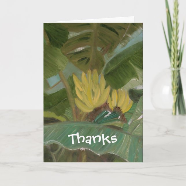 ’Banana Grove’ Tack Kort (Framsida)